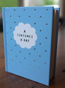 Sentance a Day Journal