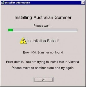 Summer Installation Fail