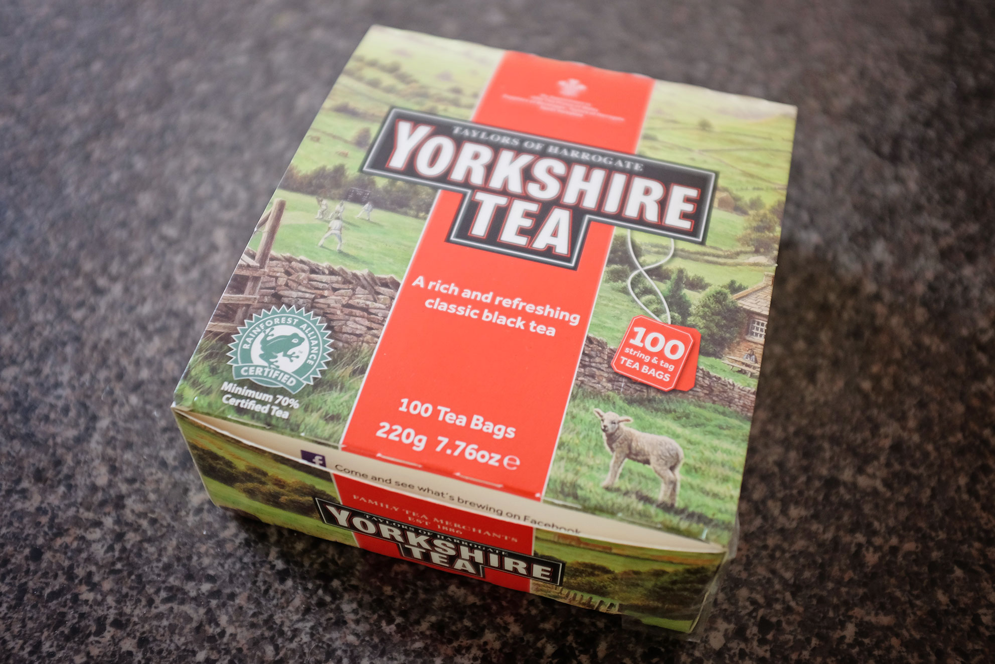 I just started drinking tea this year. I started with Yorkshire