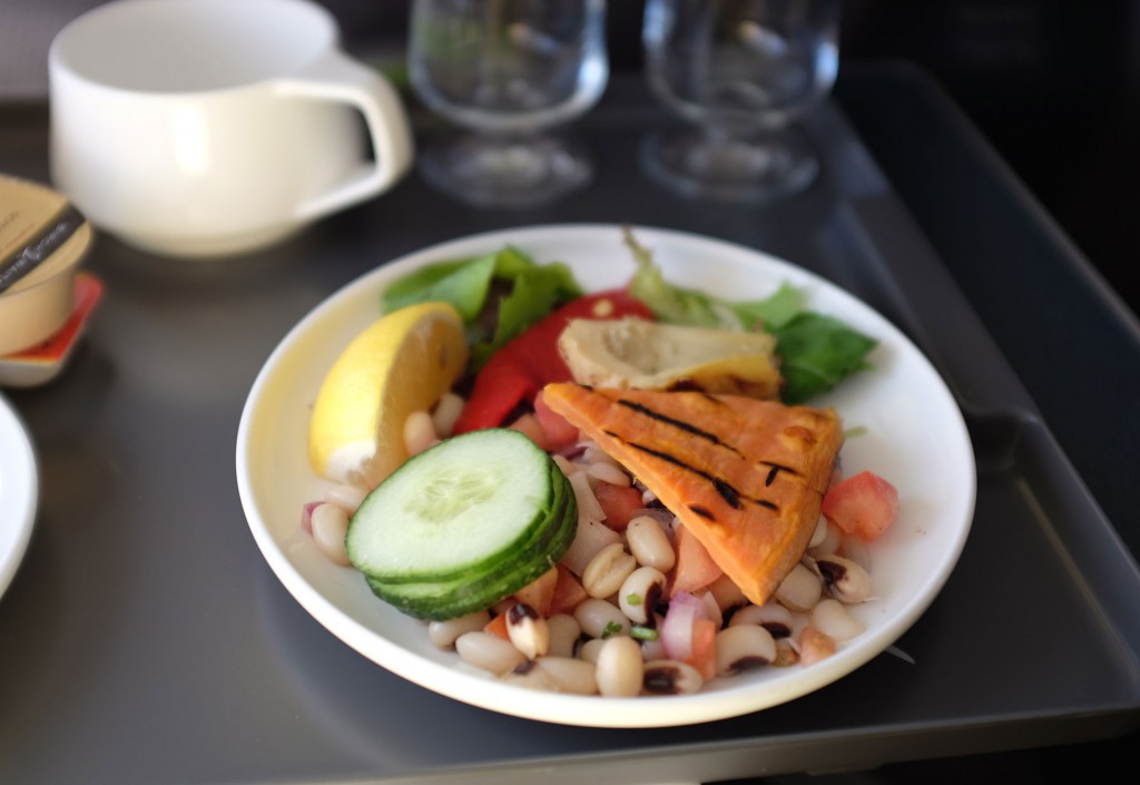 Qantas Vegan Lunch