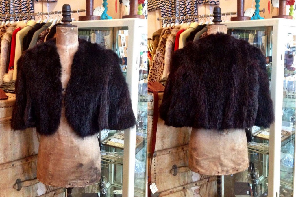 Fur cape