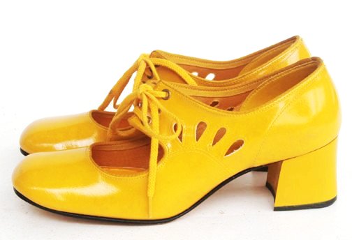 Yellow Mary Jane Shoes