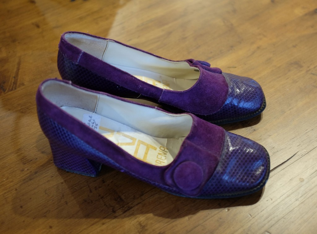 Vintage purple shoes