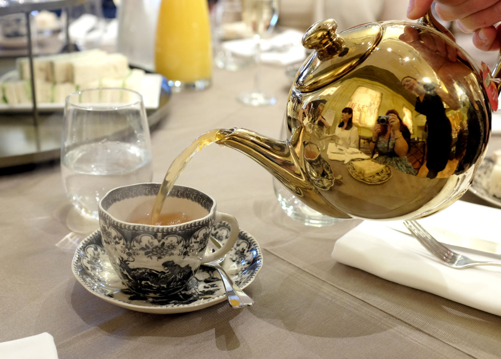 Myer-Mural-Hall-High-Tea-Gold-Teapot