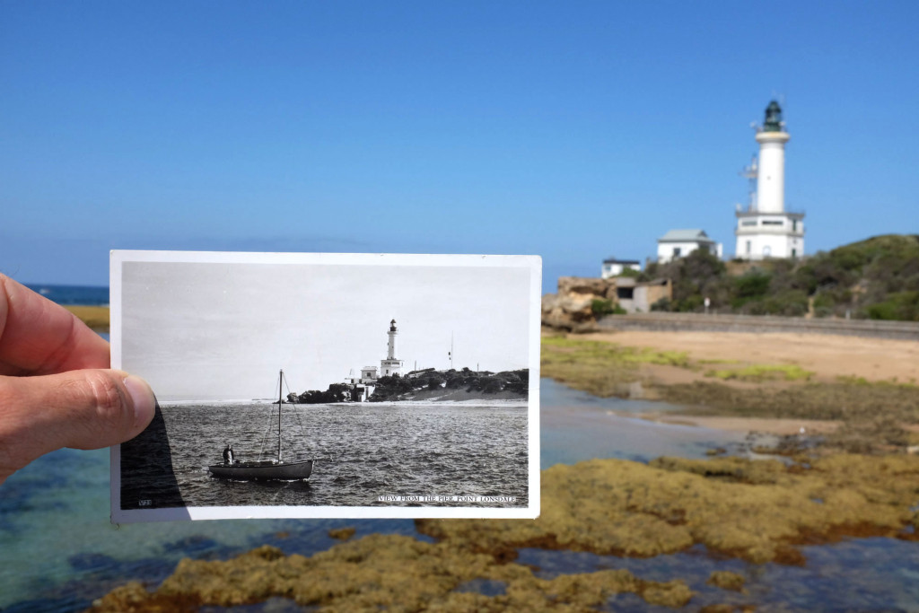 Point-lonsdale-new-and-old-postcard