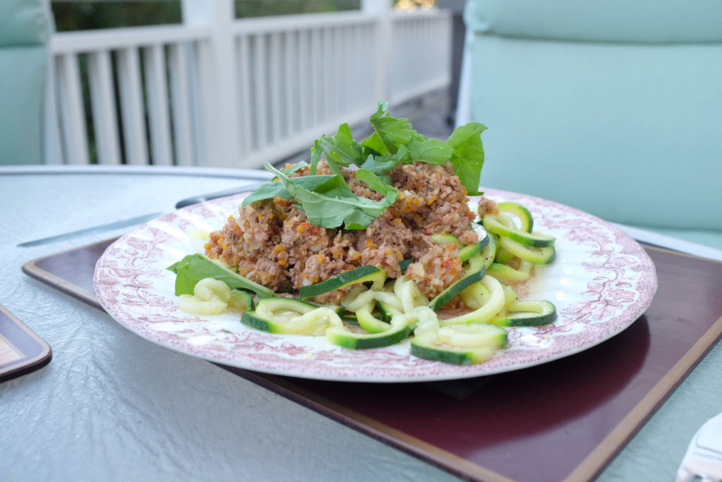 Zoodles-with-meat-sauce